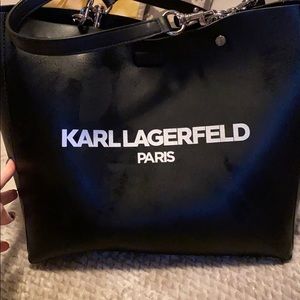 Karl Lagerfeld Paris Black Tote